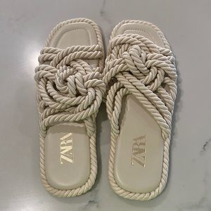 Zara woven sandal